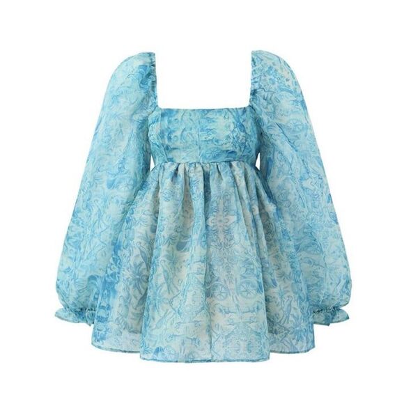 Strangers & Lovers Olympia Babydoll Dress Size Large - Picture 3 of 11